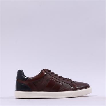 Tommy Bowe Hipwell Leather Casual Shoe - Whiskey